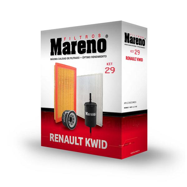 Kit Filtros Renault Kwid 1,0 66cv- (Kit29)